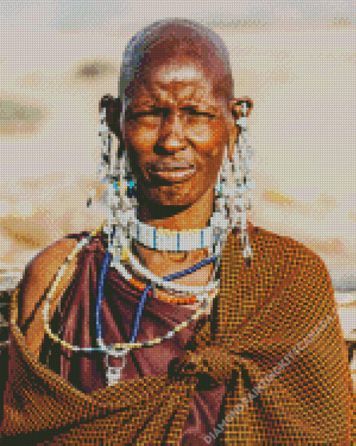 Maasai Woman Diamond Painting