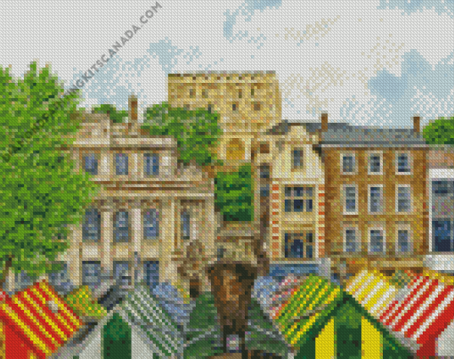 Market Norwich Art Diamond Painting