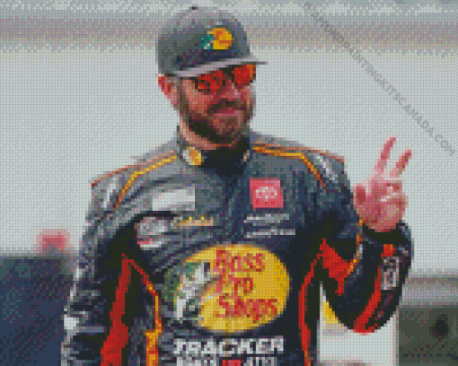 Martin Truex Race Car Driver Diamond Painting