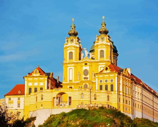 Melk Abbey Austria Diamond Painting