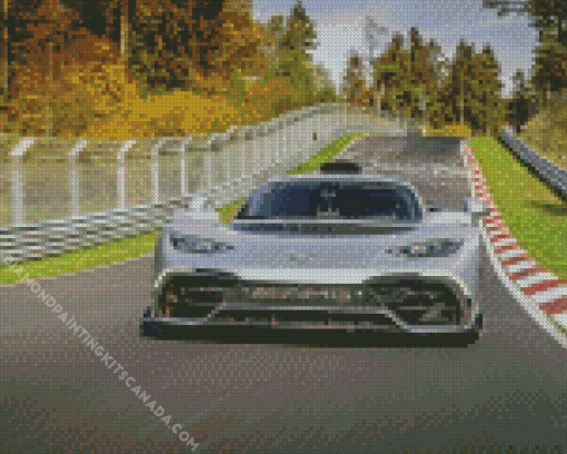 Mercedes Amg One Sport Car Diamond Painting