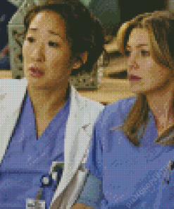 Meredith and Cristina Diamond Painting