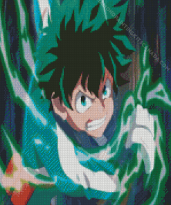 Mha Izuku Midoriya Diamond Painting