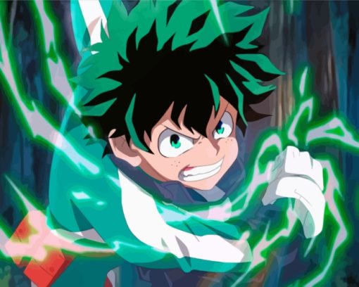 Mha Izuku Midoriya Diamond Painting