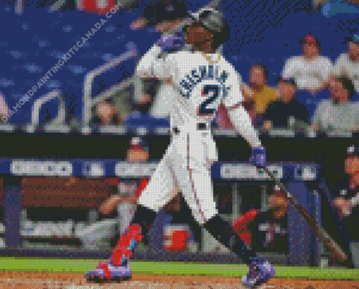 Miami Marlins Team Player Diamond Painting