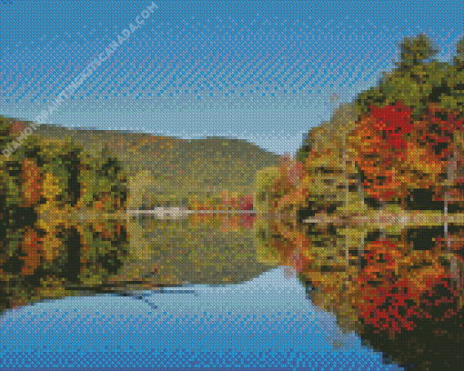 Moreau Lake State Park NY Diamond Painting