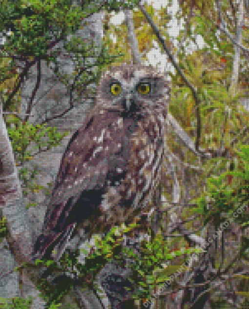 Morepork Diamond Painting