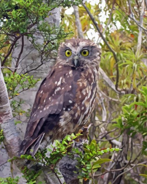 Morepork Diamond Painting