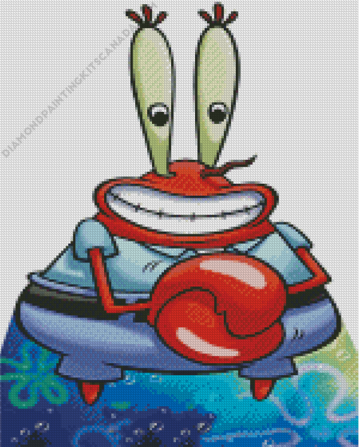 Mr Krabs From Spongebob Squarepants Diamond Painting