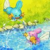 Mudkip Pokemon Species Diamond Painting