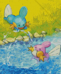 Mudkip Pokemon Species Diamond Painting