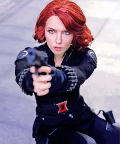 Natasha Romanoff Black Widow Diamond Painting