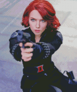 Natasha Romanoff Black Widow Diamond Painting