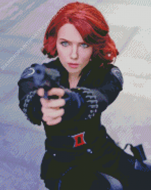 Natasha Romanoff Black Widow Diamond Painting