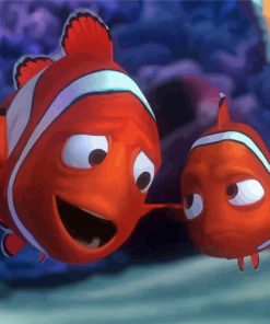 Nemo And Marlin Finding Nemo Diamond Painting