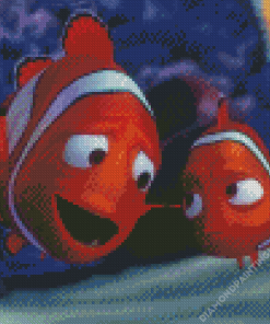 Nemo And Marlin Finding Nemo Diamond Painting