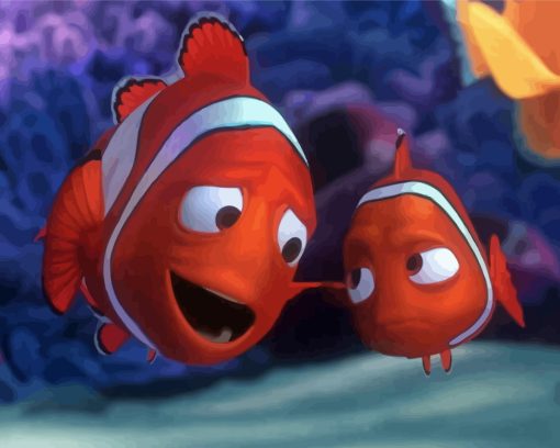 Nemo And Marlin Finding Nemo Diamond Painting