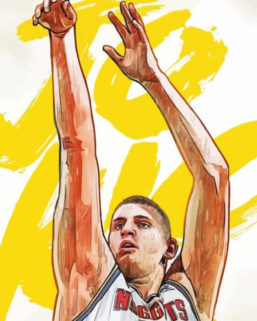 Nikola Jokic Diamond Painting