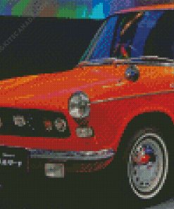 Orange Daihatsu Diamond Painting