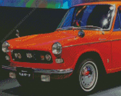 Orange Daihatsu Diamond Painting