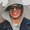 Pete Davidson with Glasses Diamond Painting