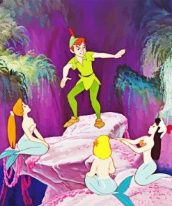 Peter Pan The Mermaids Diamond Painting