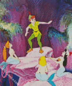 Peter Pan The Mermaids Diamond Painting