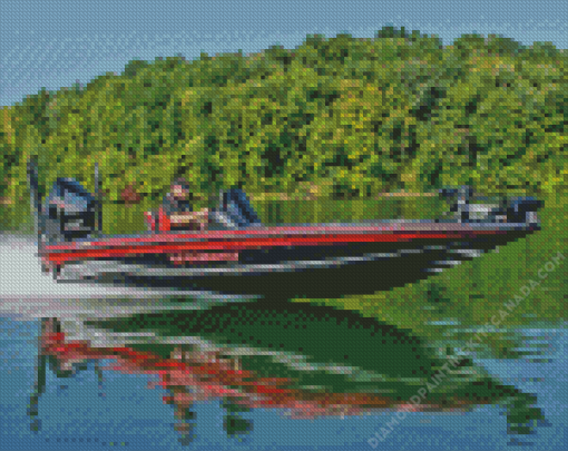 Phoenix Bass Boat Diamond Painting