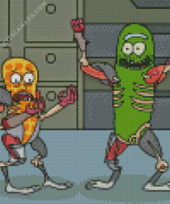 Pickle Rick Diamond Painting