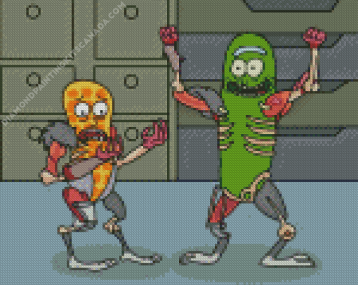 Pickle Rick Diamond Painting