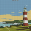 Plymouth Hoe Devon Poster Diamond Painting