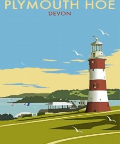 Plymouth Hoe Devon Poster Diamond Painting