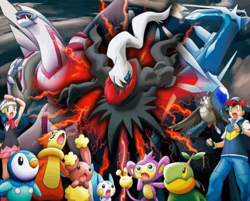 Pokemon Rise Of Darkrai Diamond Painting