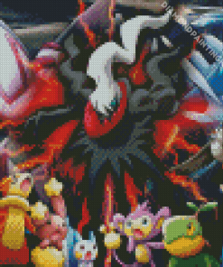 Pokemon Rise Of Darkrai Diamond Painting