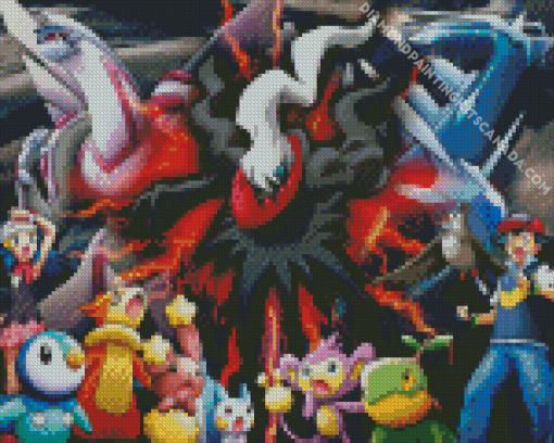 Pokemon Rise Of Darkrai Diamond Painting