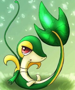 Pokemon Snivy Diamond Painting