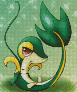 Pokemon Snivy Diamond Painting