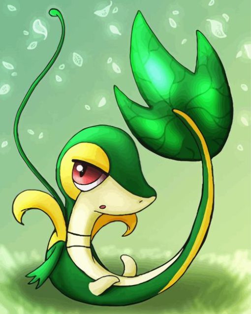 Pokemon Snivy Diamond Painting