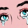 Pop Art Sad Eyes Diamond Painting