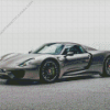 Porsche 918 Spyder Grey Car Diamond Painting