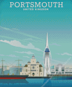 Portsmouth UK Poster Diamond Painting