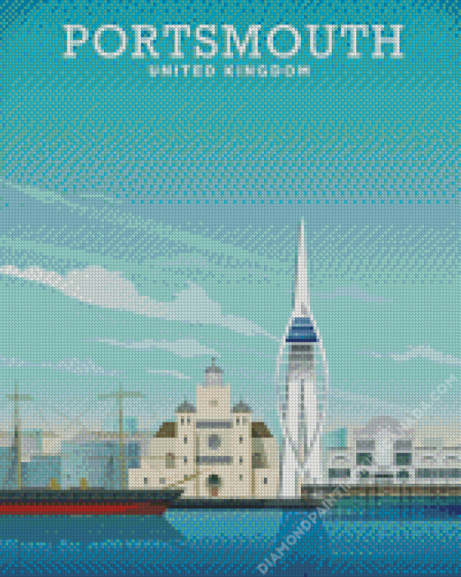 Portsmouth UK Poster Diamond Painting