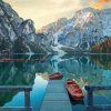 Pragser Wildsee Italian Lake Diamond Painting