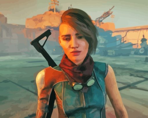 Rage 2 Game Character Diamond Painting