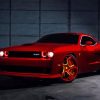 Red Dodge Challenger Redeye Diamond Painting