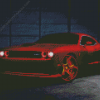 Red Dodge Challenger Redeye Diamond Painting