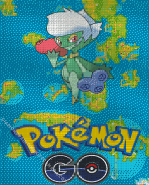 Roserade Pokemon Go Poster Diamond Painting