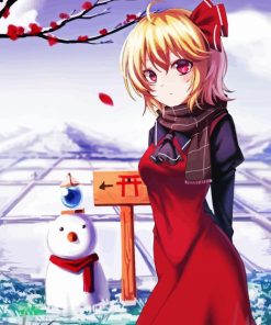 Rumia Tingel Anime Girl Diamond Painting