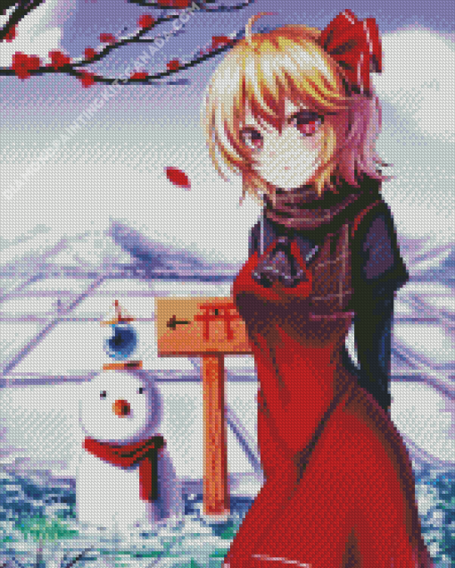 Rumia Tingel Anime Girl Diamond Painting