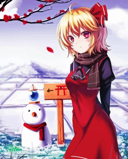 Rumia Tingel Anime Girl Diamond Painting